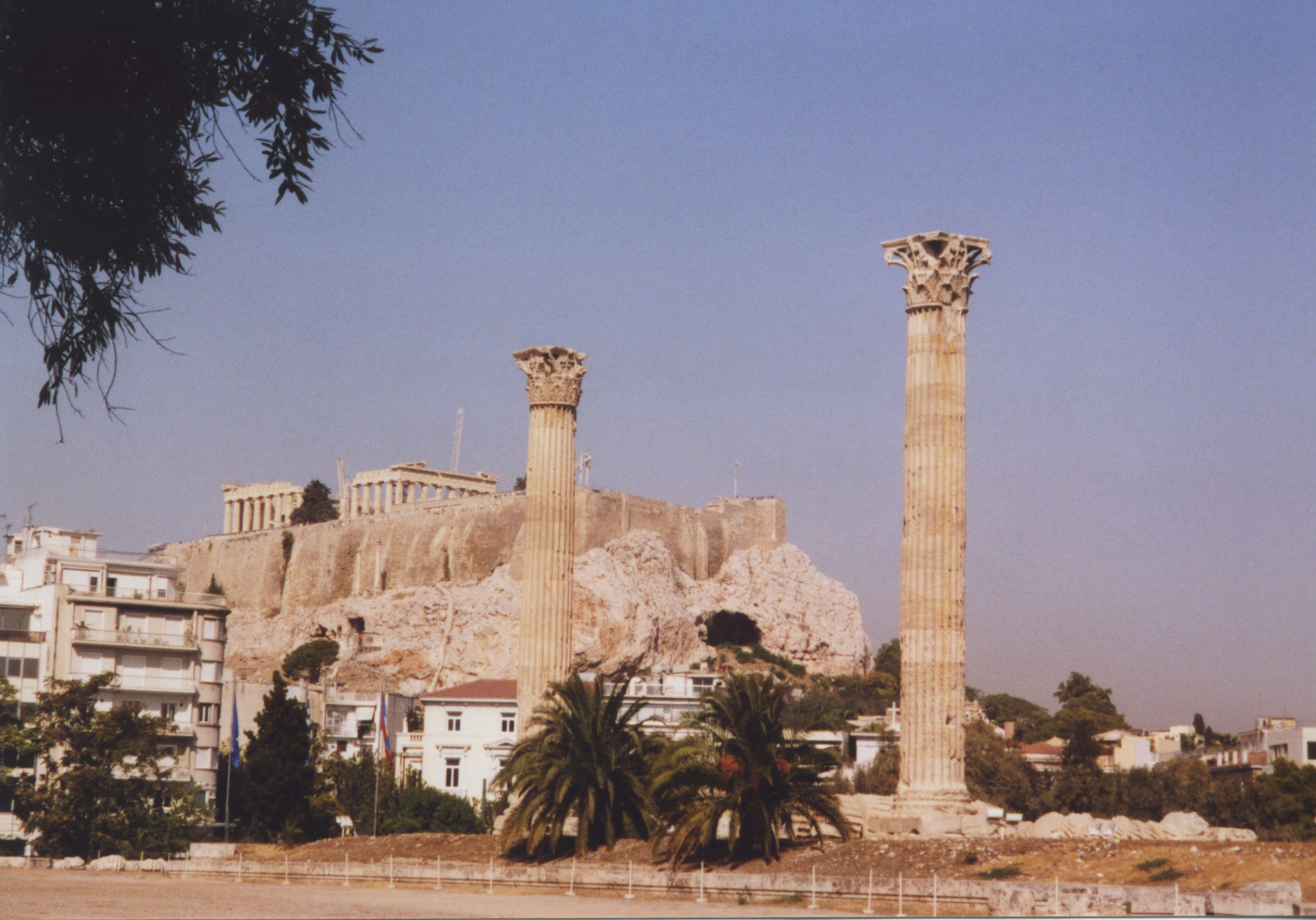 Acropolis from Temple of Olympian Zeus